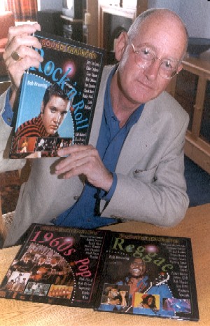 Bob with some of his Books.